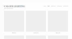 Desktop Screenshot of calgerlighting.com