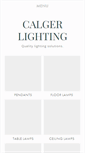 Mobile Screenshot of calgerlighting.com